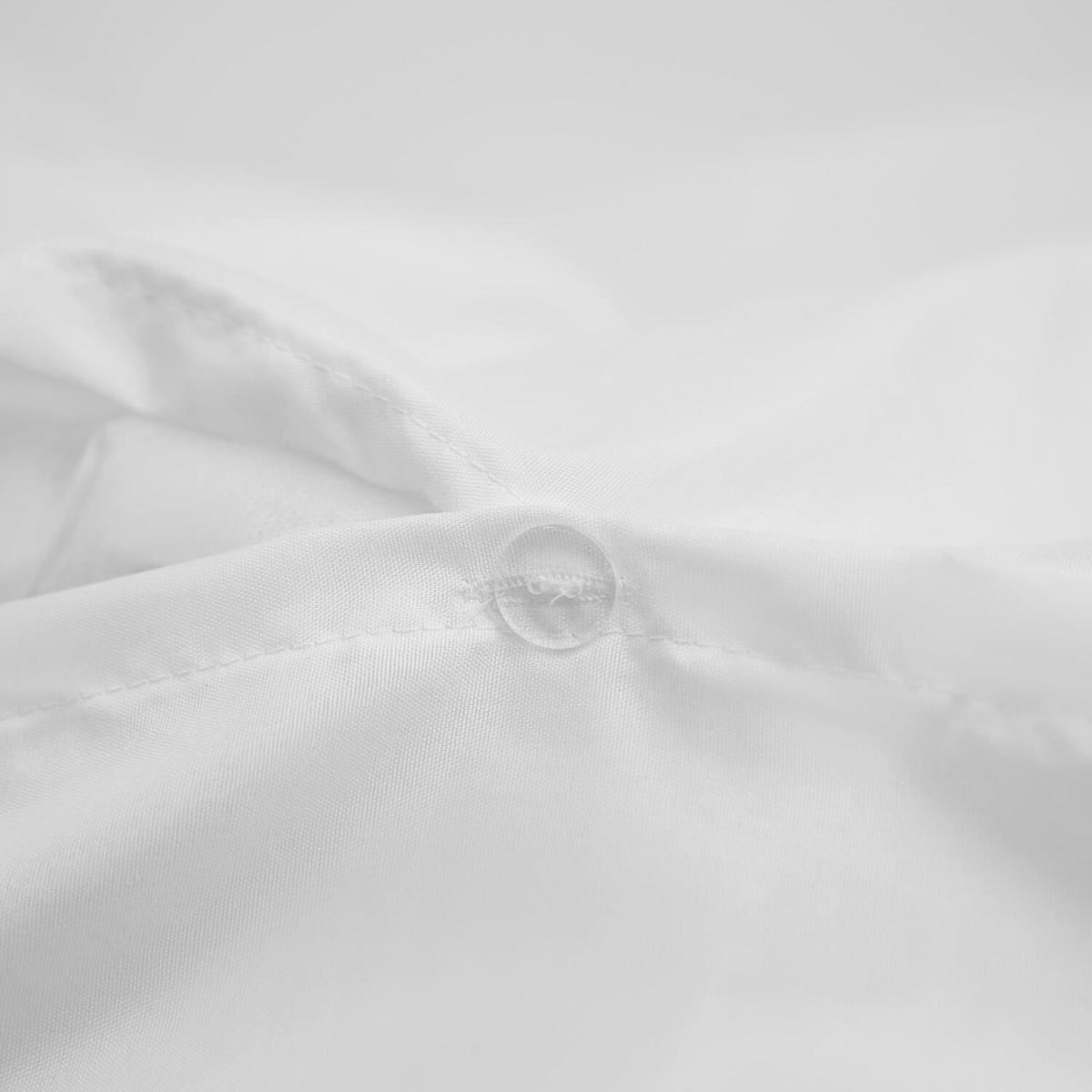 Dreamscene Pom Pom Trim Duvet Cover with Pillowcase Bedding Set - White / Double – image 3