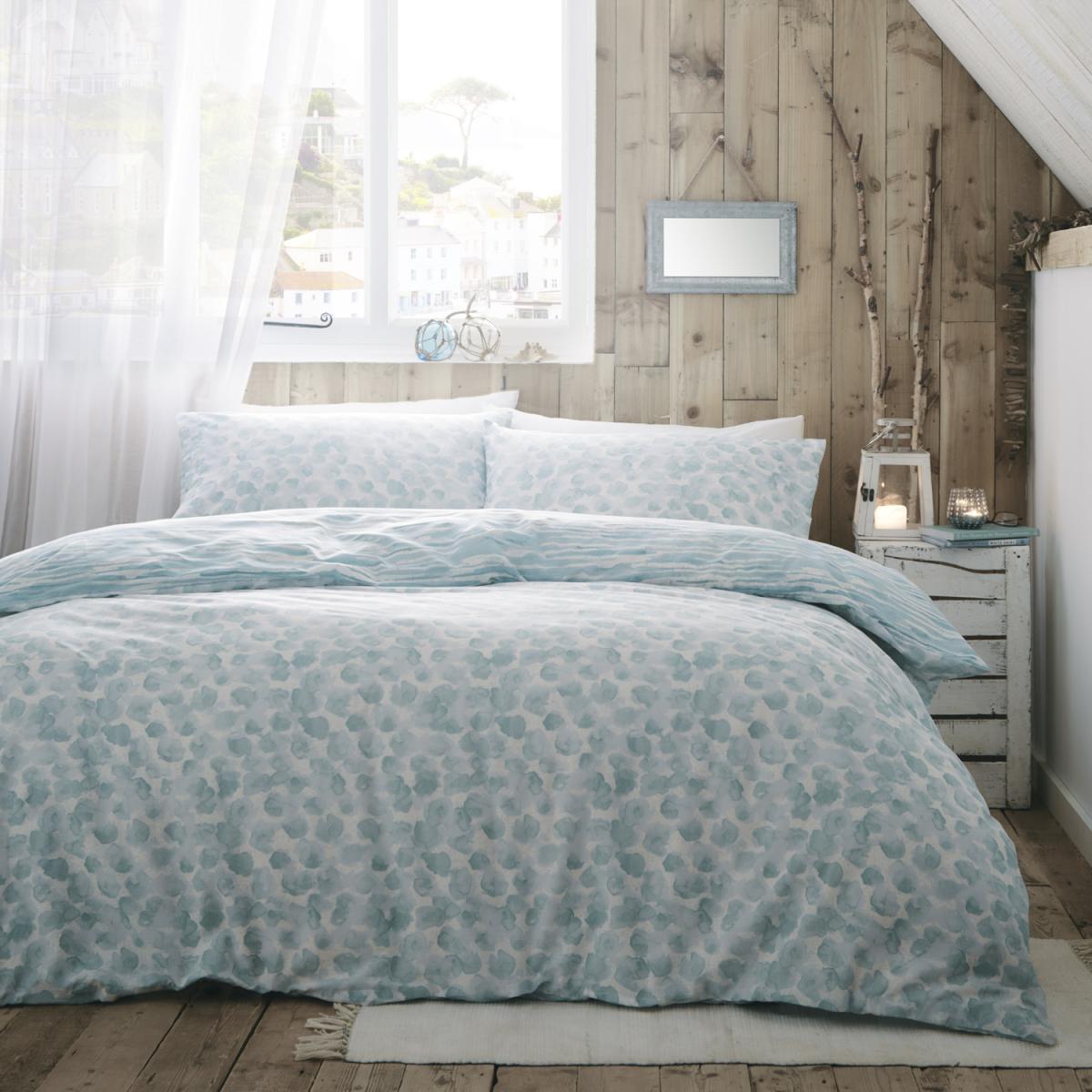 Shore Duvet Set - Duck Egg / Double – image 2