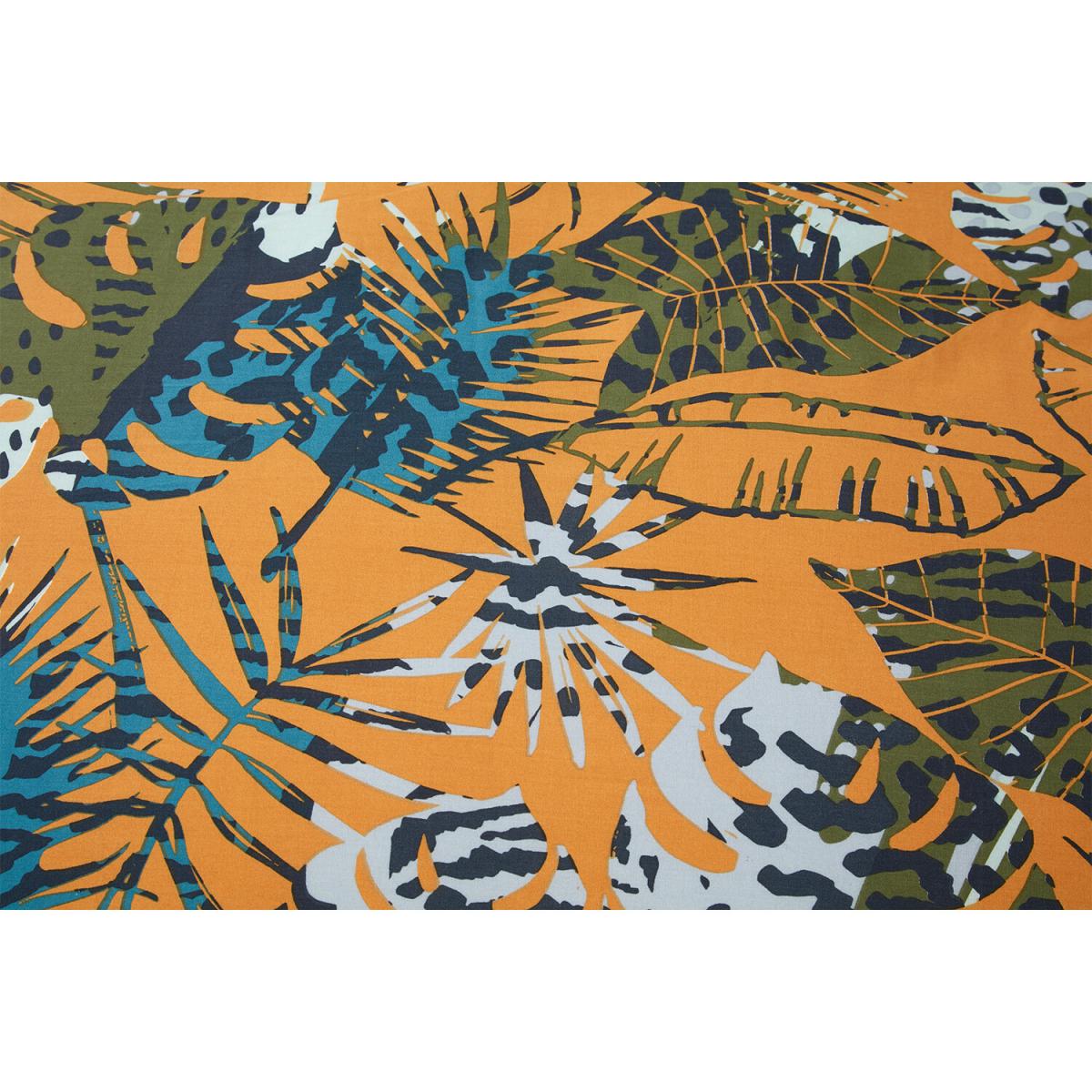 Abstract Tropical Leaf Duvet Cover and Pillowcase Set - Double – image 5