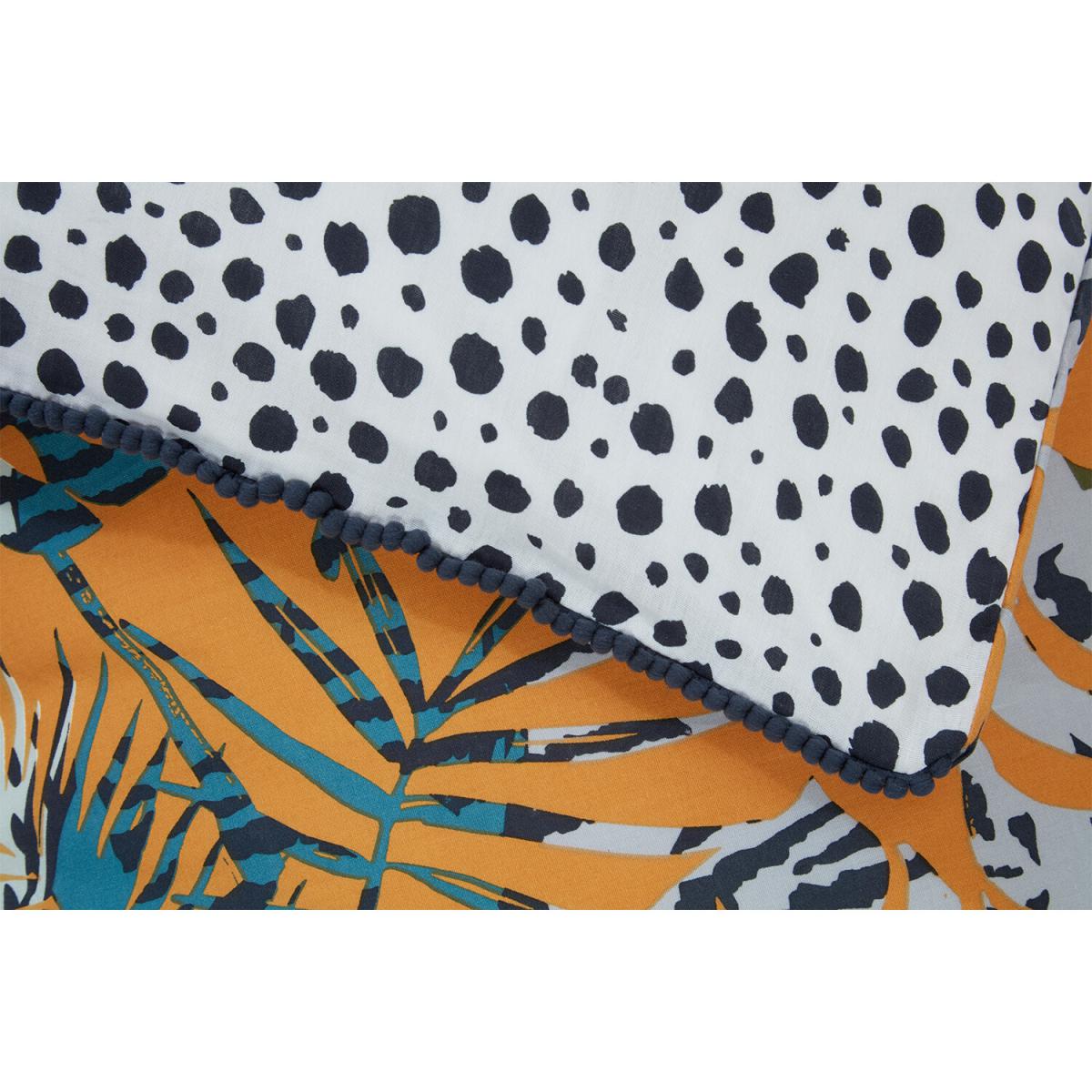 Abstract Tropical Leaf Duvet Cover and Pillowcase Set - Double – image 6
