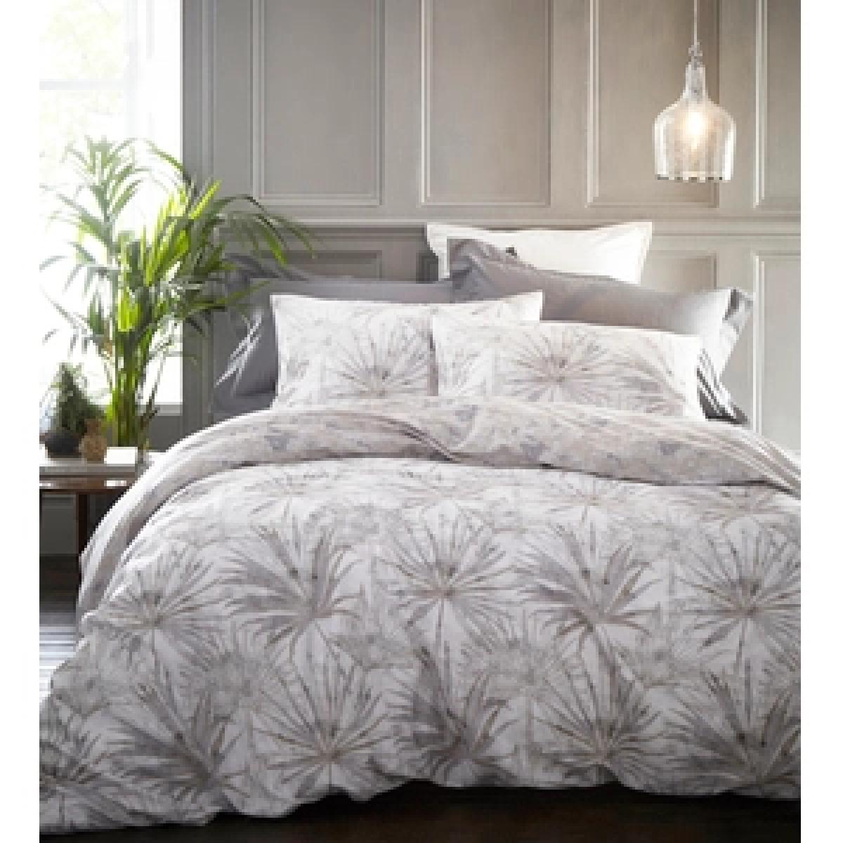 Palm Springs Duvet Cover and Pillowcase Set - Silver / Double – image 5