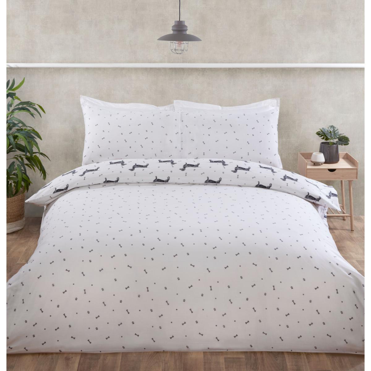 Dexter The Dachshund Duvet Cover and Pillowcase Set - Double – image 2