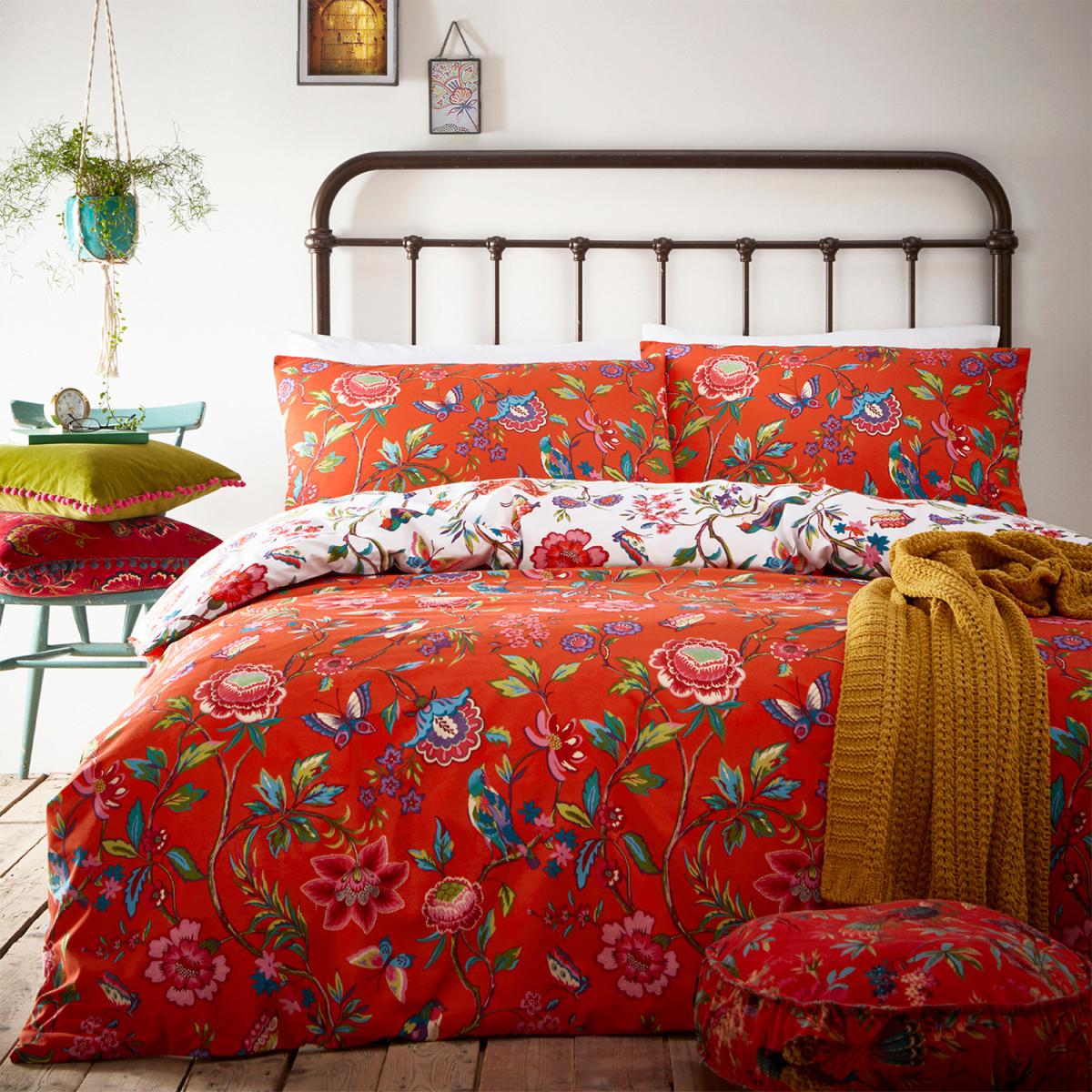 Tropical Floral Duvet Cover Set - Green / Double – image 3