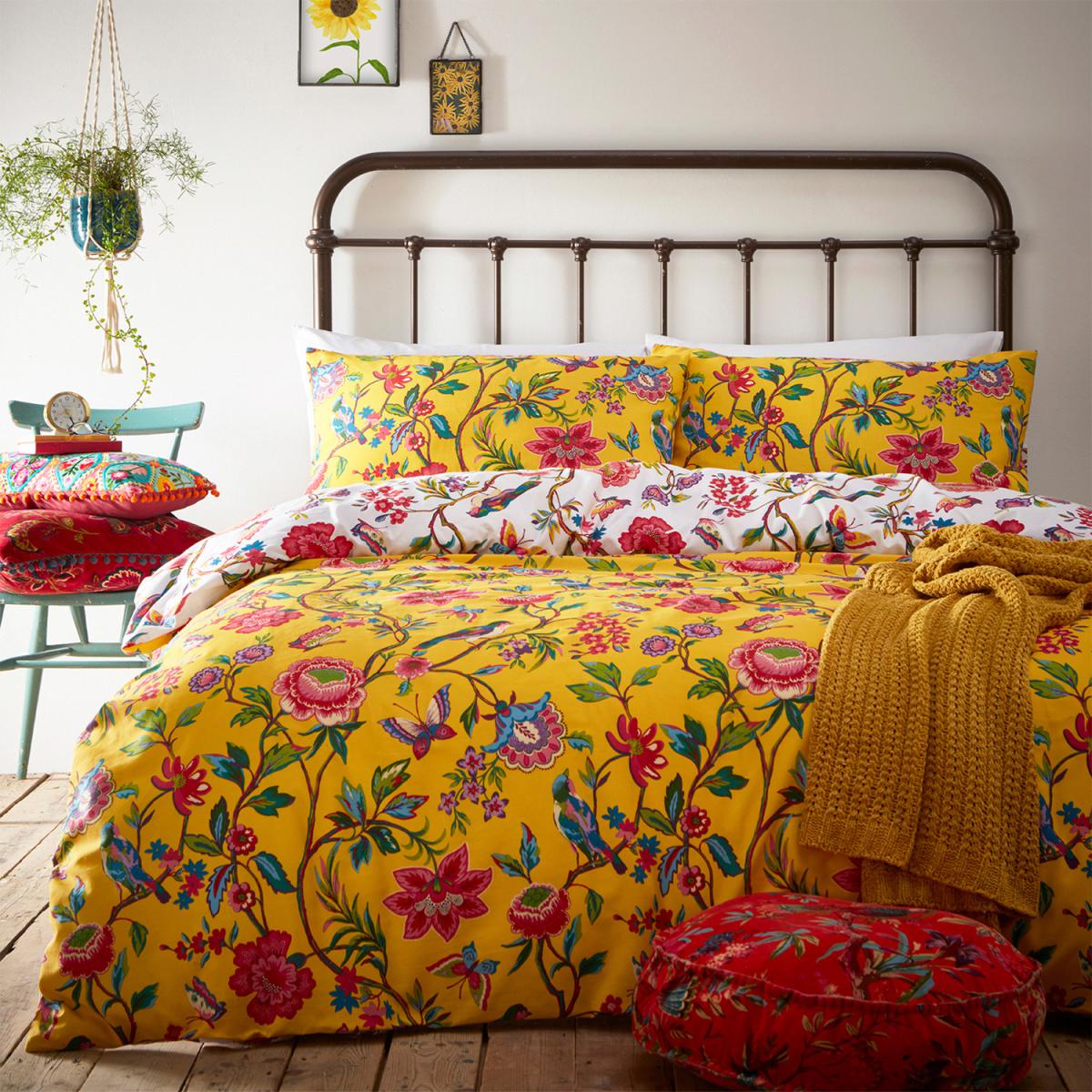 Tropical Floral Duvet Cover Set - Green / Double – image 5