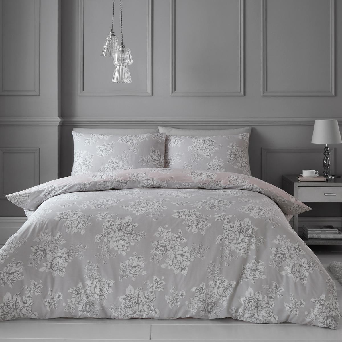 Isabella Duvet Cover and Pillowcase Set - Blush / Double – image 3