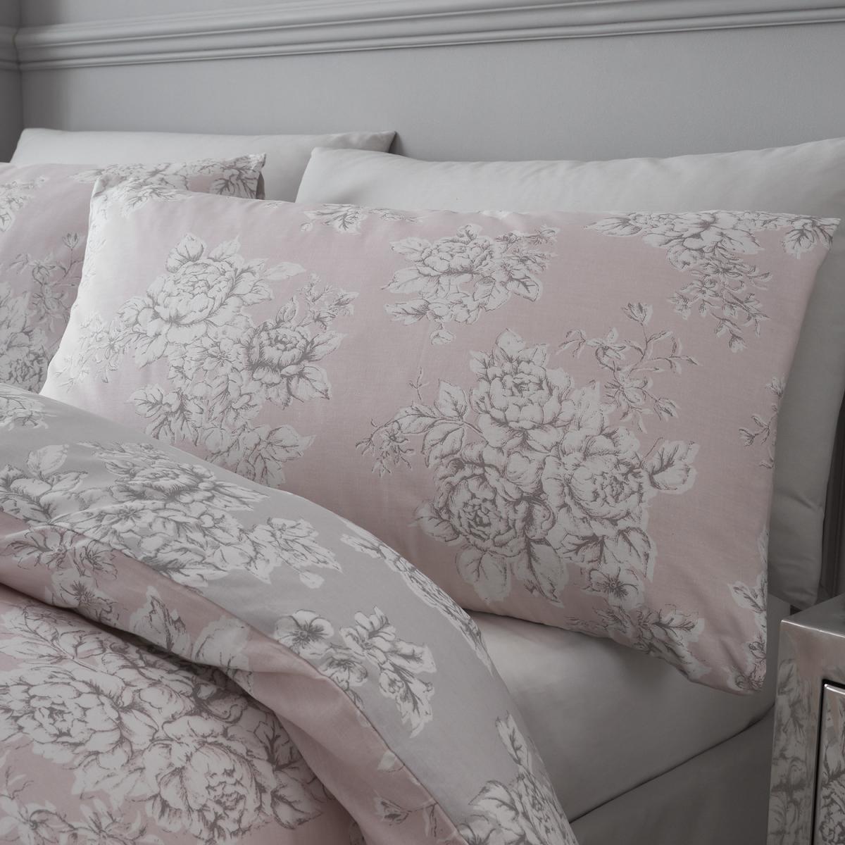 Isabella Duvet Cover and Pillowcase Set - Blush / Double – image 4