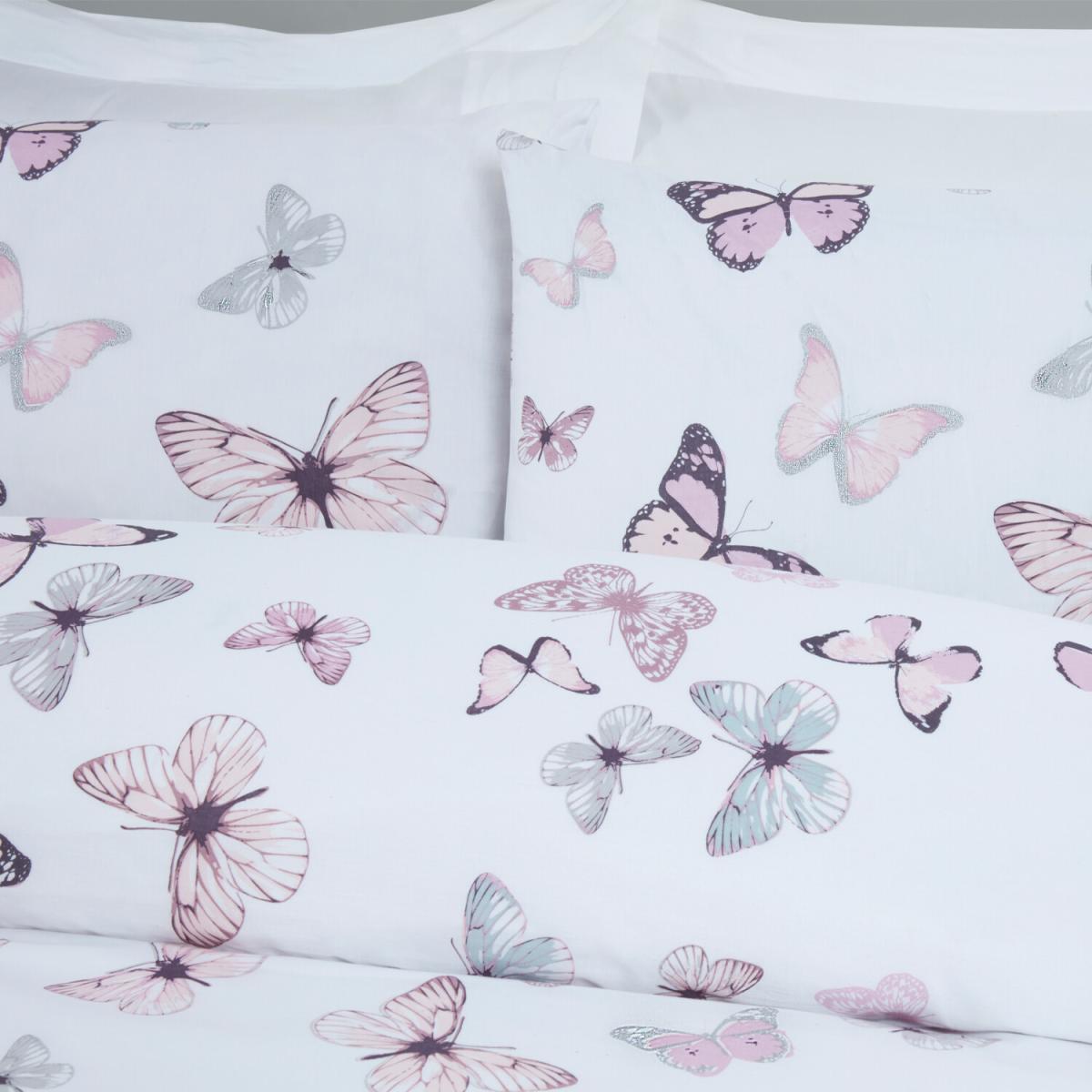 Neveah Butterfly Duvet and Pillowcase Set - Double – image 3