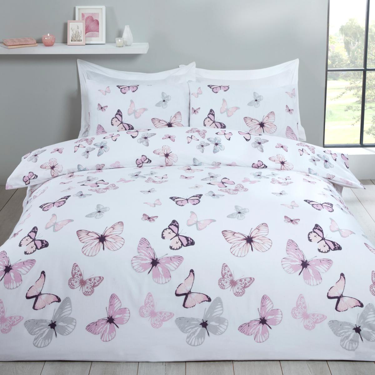 Neveah Butterfly Duvet and Pillowcase Set - Double – image 5
