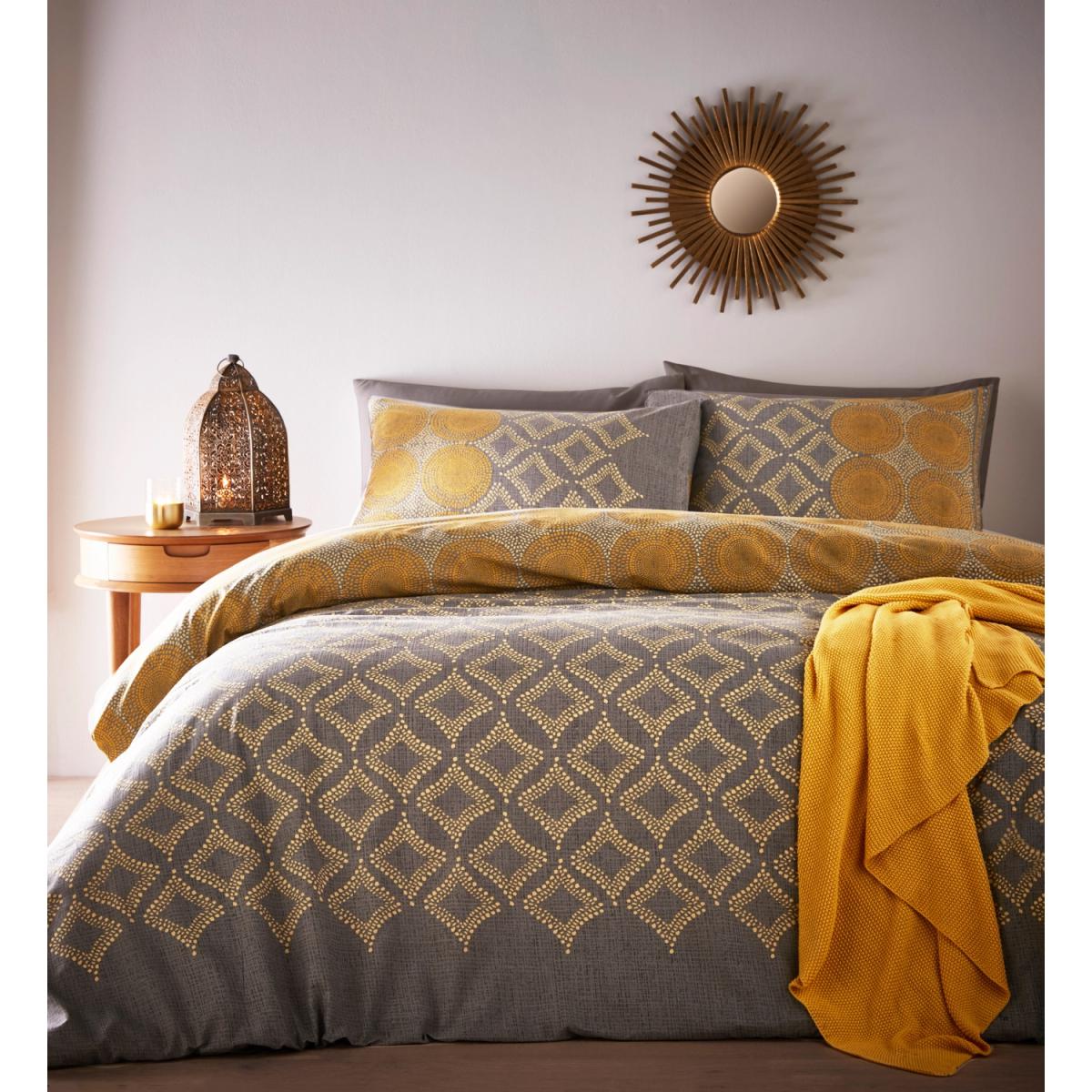 Joel Duvet And Pillowcase Set - Purple / Double – image 3