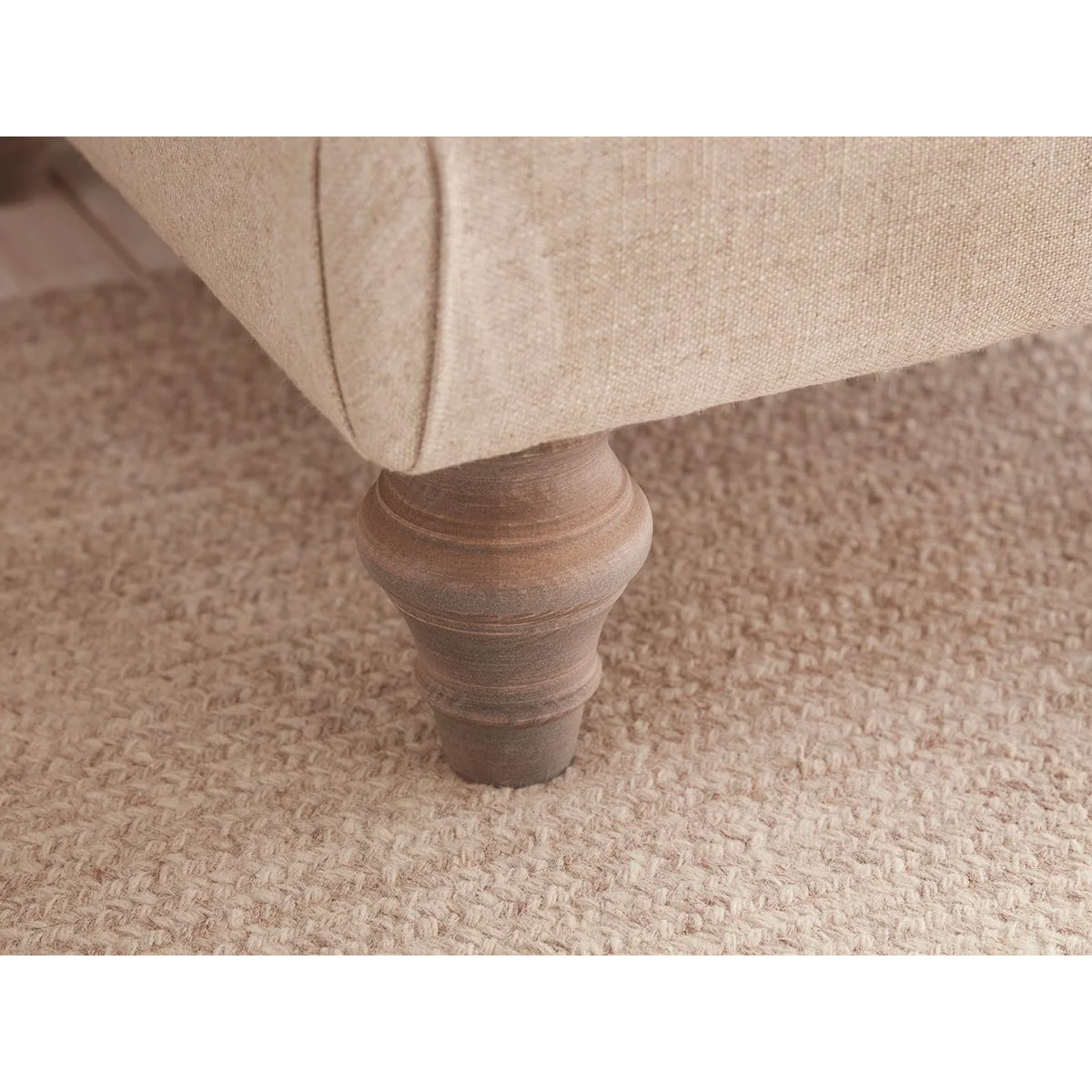 Reine Chaise Right Hand Facing Sofa – Natural Boucle – image 6