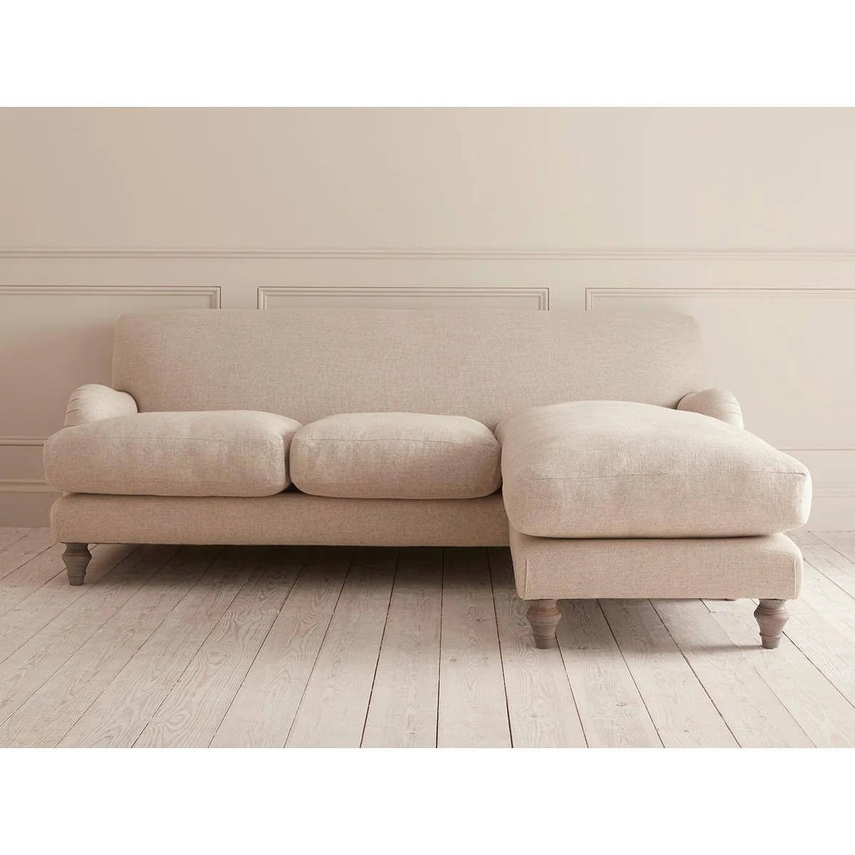 Reine Chaise Right Hand Facing Sofa – Natural Boucle – image 7