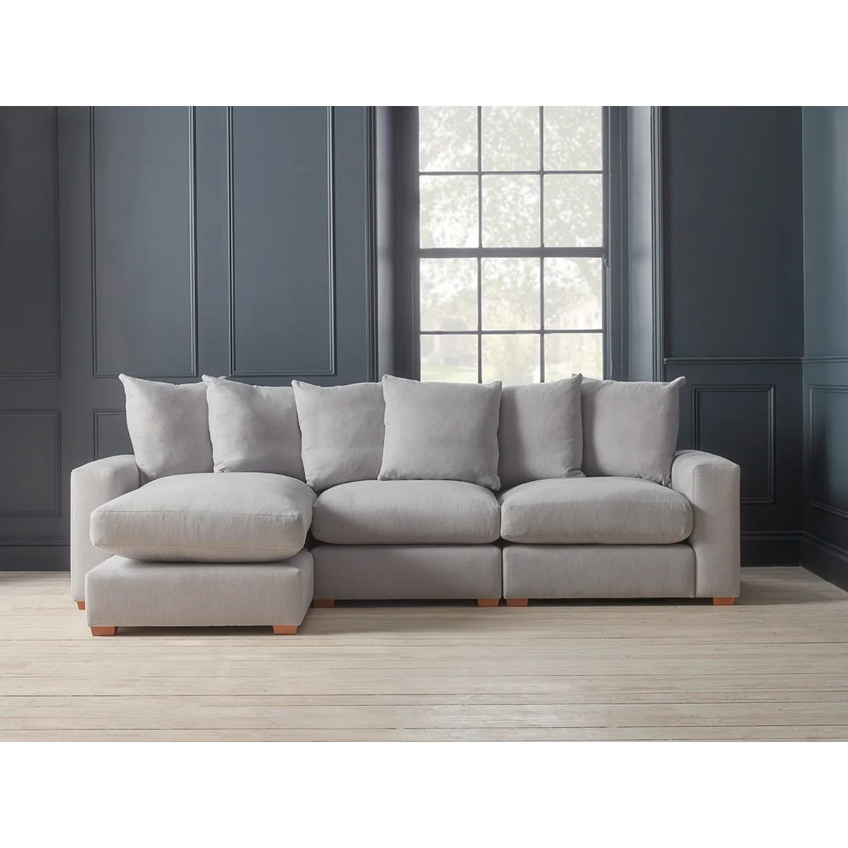 Lyon Chaise Sofa - Fern Herringbone – image 6