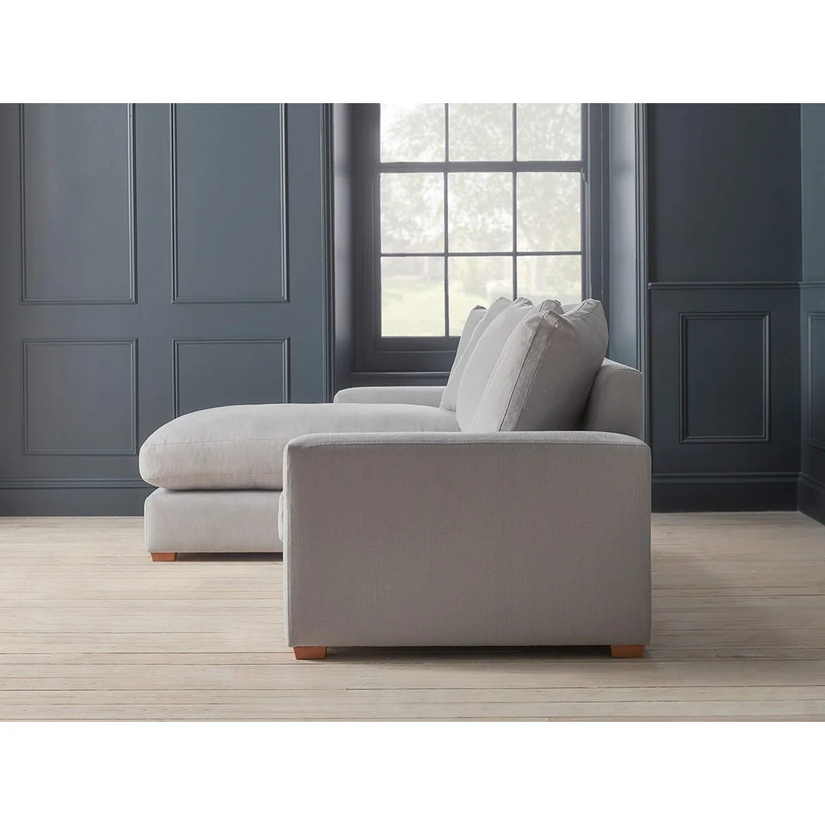 Lyon Chaise Sofa - Fern Herringbone – image 7