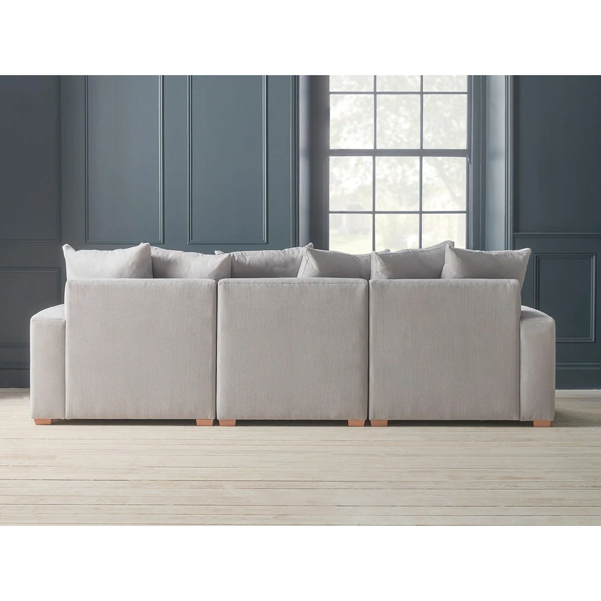 Lyon Chaise Sofa - Fern Herringbone – image 8