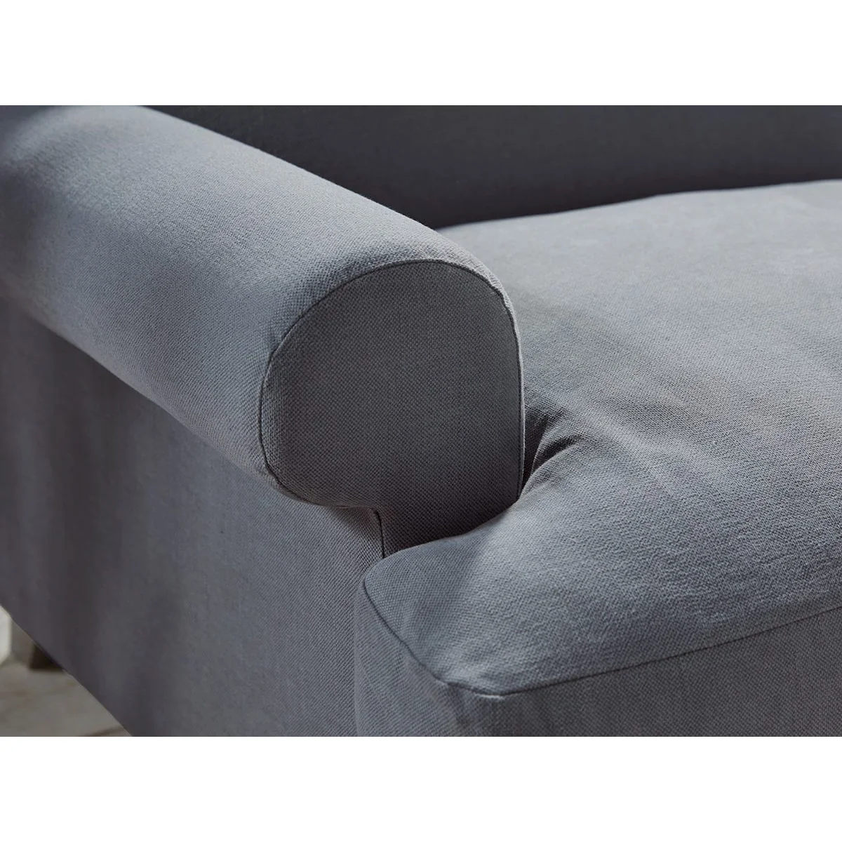 Kiruna Chaise Right Hand Facing Sofa – Black Leather – image 7