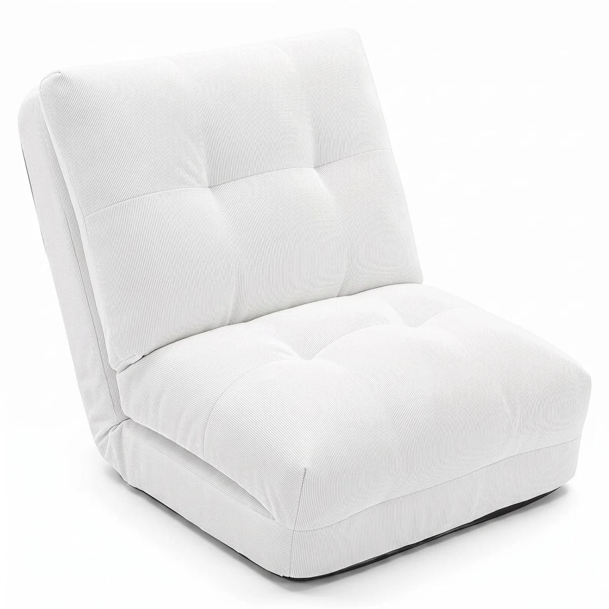 5 Level Adjustable Gaming Lazy Lounger-White - White – image 6