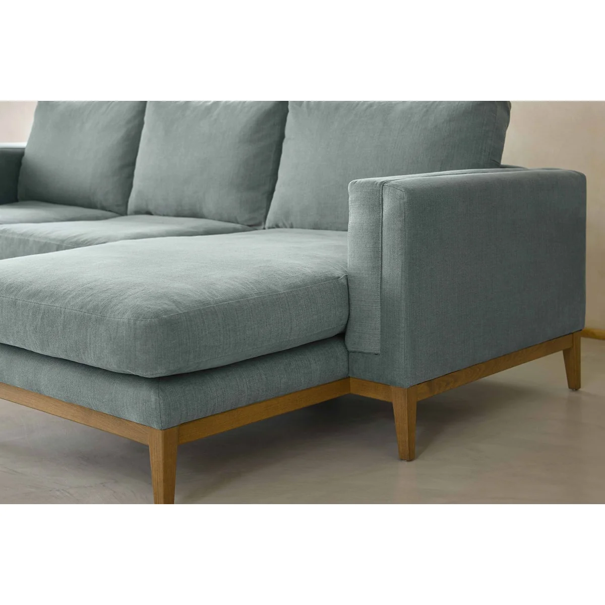 Costello LHF Chaise Sofa in Pomegranate Bubble Velvet – image 3