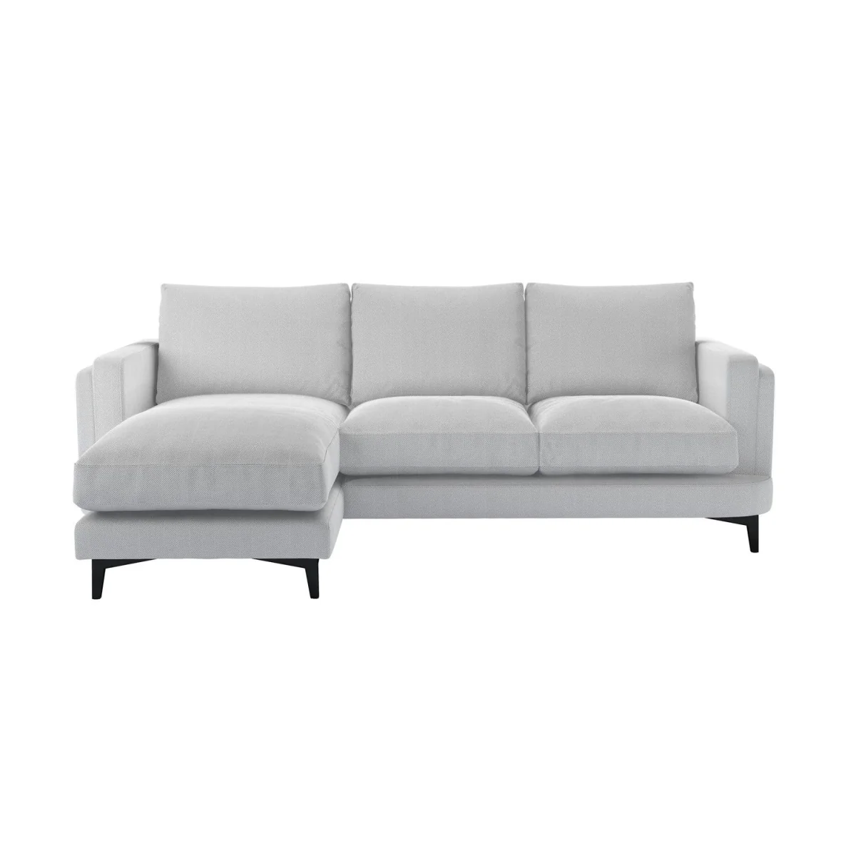 Boston Squared Arm LHF Chaise Sofa in Celadon Easy Cotton – image 2