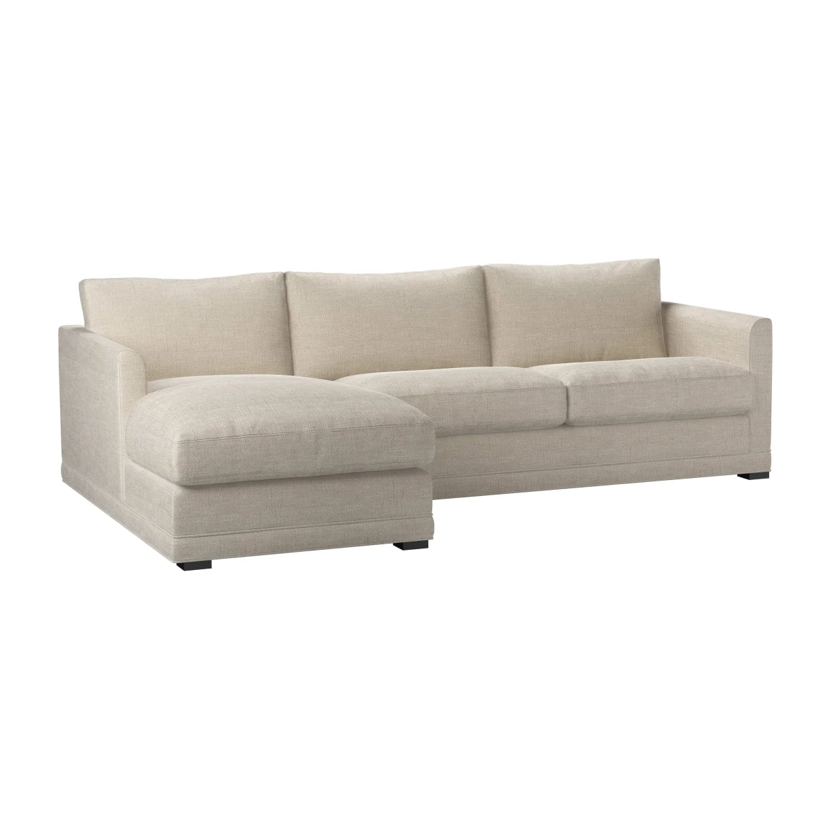 Aissa Medium LHF Chaise Sofa in Jasmine Silky Jacquard Weave – image 1