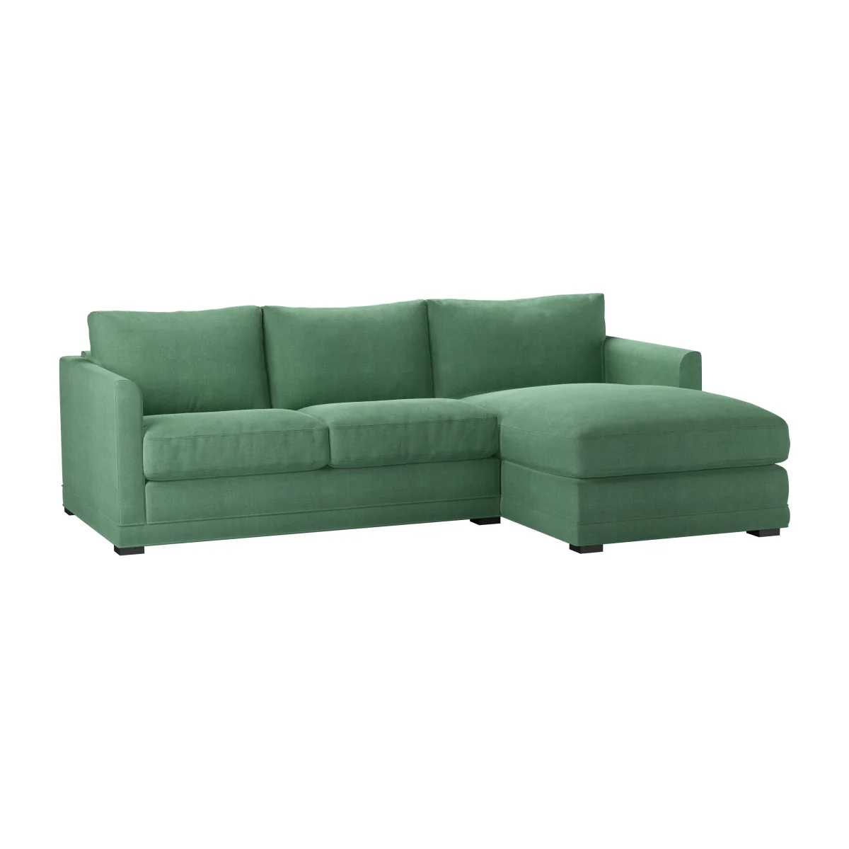 Aissa Small RHF Chaise Storage Sofa in Celadon Easy Cotton – image 1