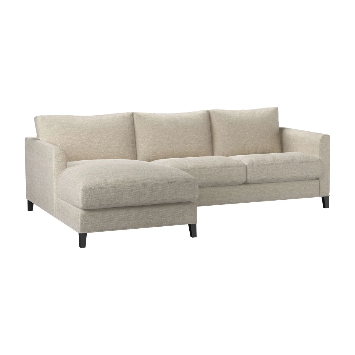 Izzy Small LHF Chaise Sofa in Jasmine Silky Jacquard Weave – image 1