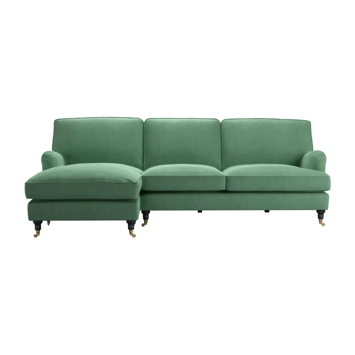 Bluebell Large LHF Chaise Sofa in Celadon Easy Cotton – image 1