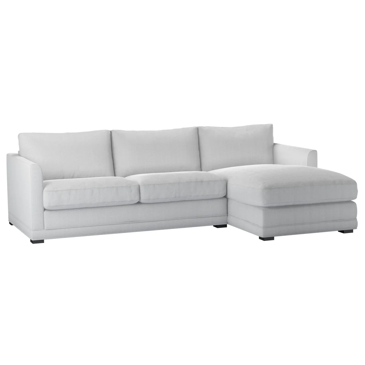 Aissa Medium RHF Chaise Storage Sofa in Celadon Easy Cotton – image 2