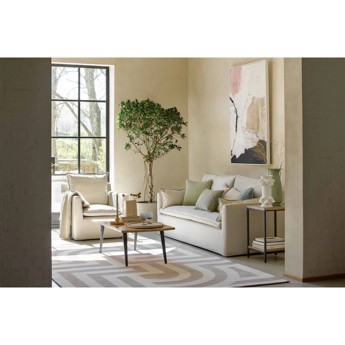 Anders LHF Chaise Sofa in Damson Smart Velvet – image 3