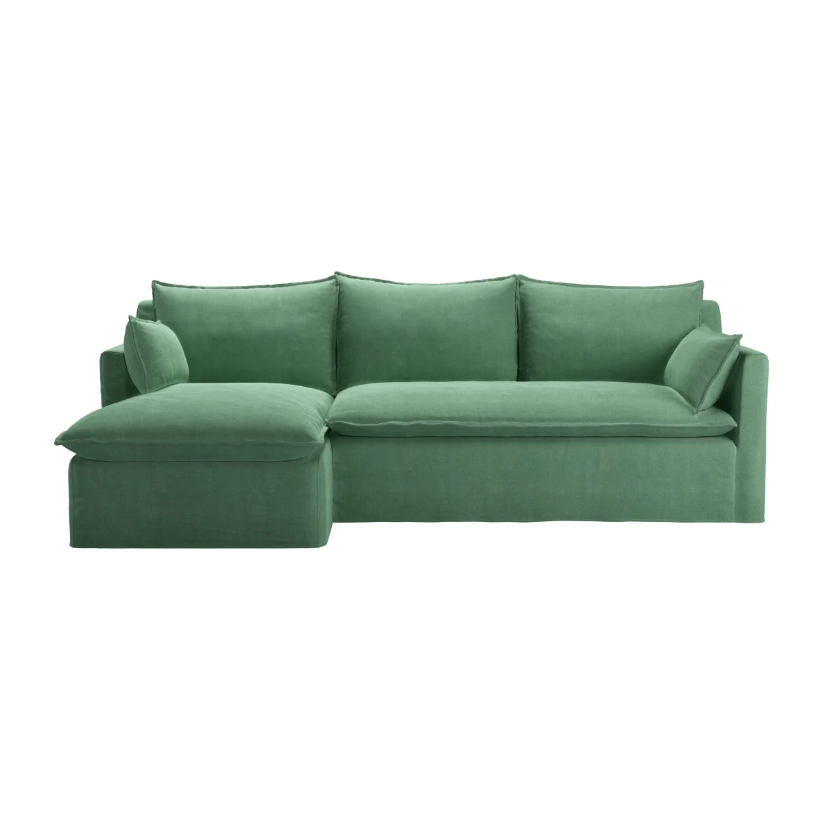 Anders LHF Chaise Sofa in Celadon Easy Cotton – image 1