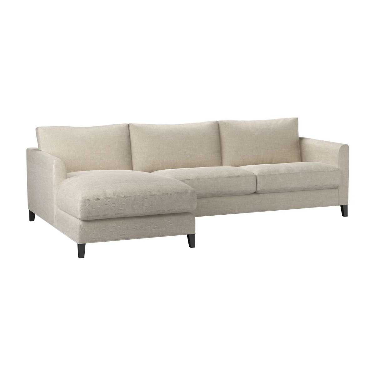 Izzy Medium LHF Chaise Sofa in Jasmine Silky Jacquard Weave – image 1