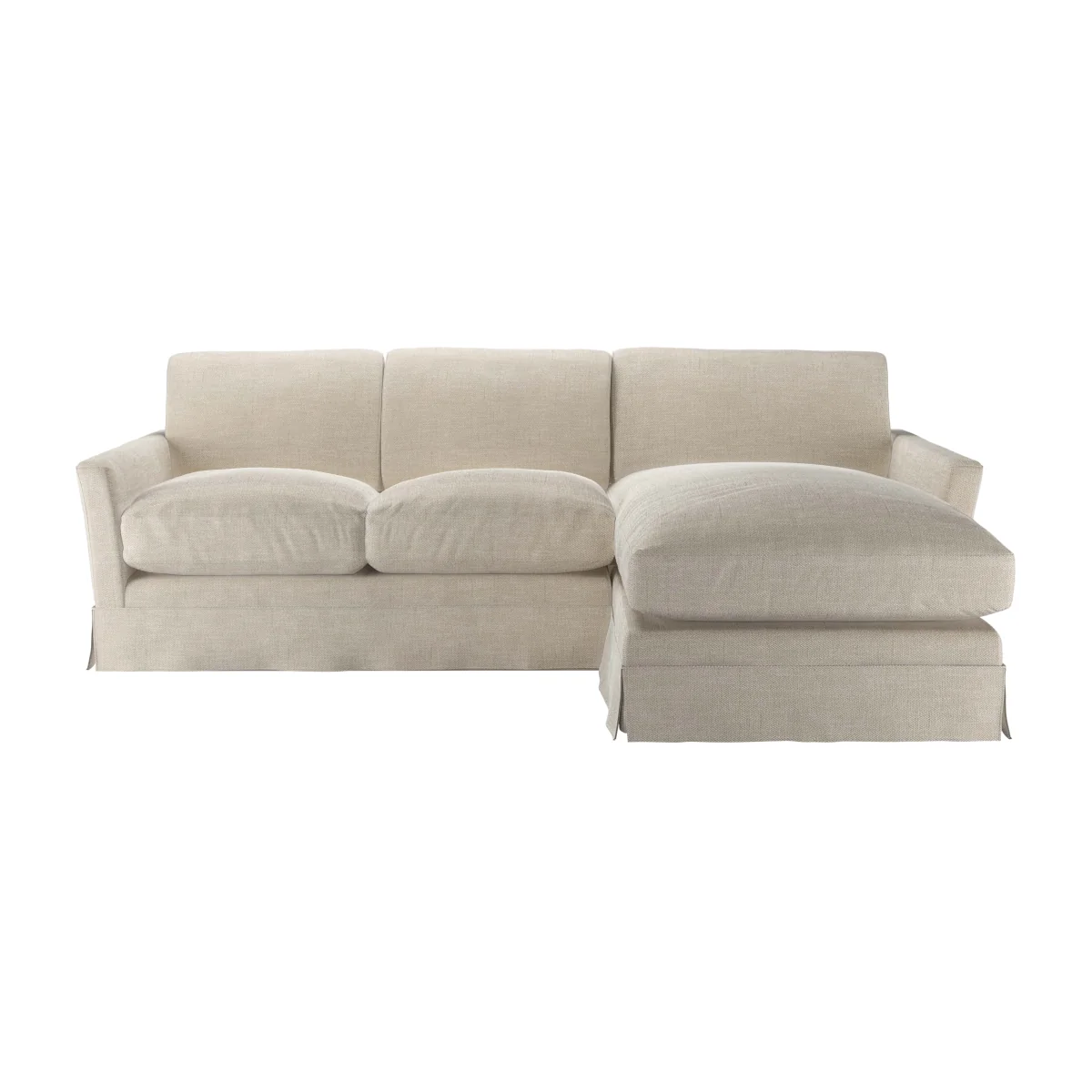 Otto Medium RHF Chaise Sofa in Jasmine Silky Jacquard Weave – image 1