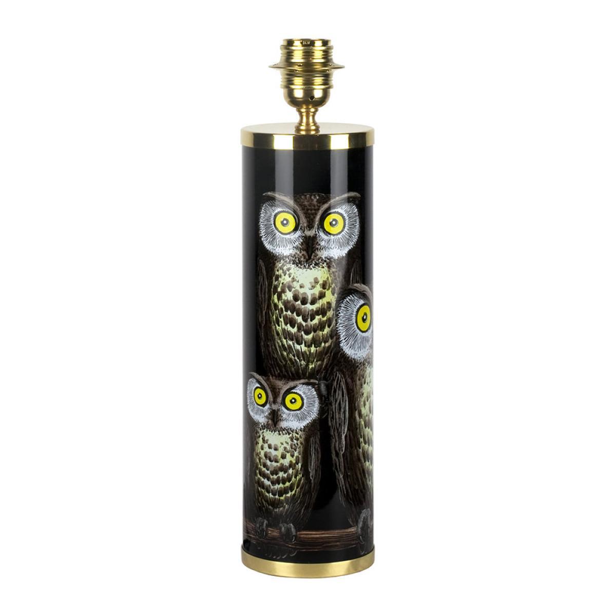 Fornasetti - Cylindrical Lamp Base - Civette – image 2