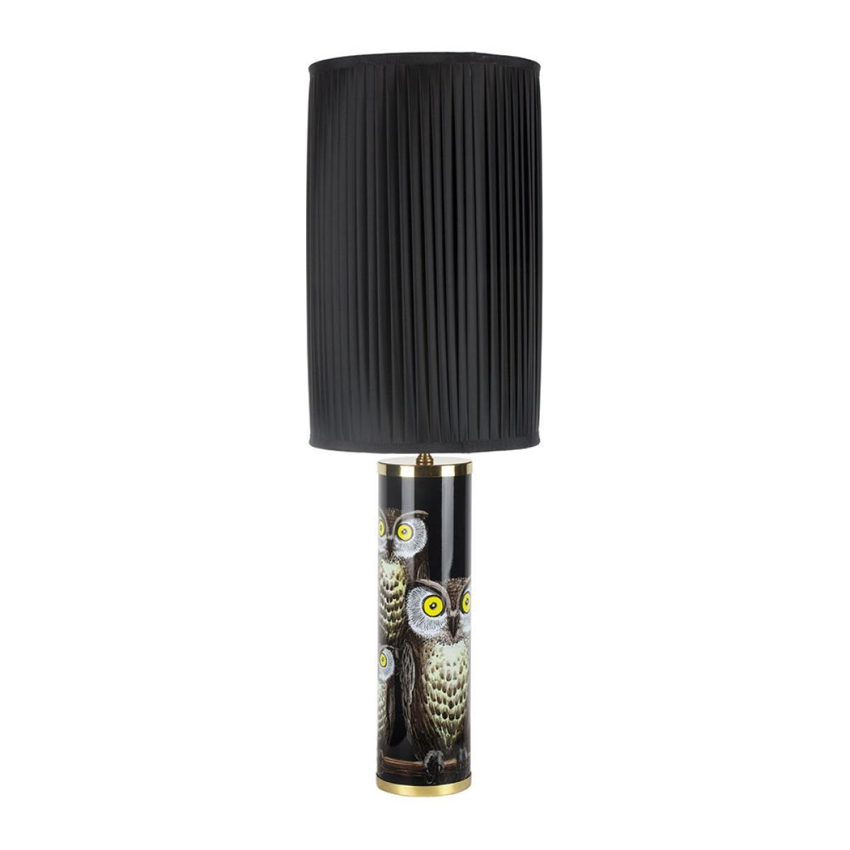 Fornasetti - Cylindrical Lamp Base - Civette – image 3