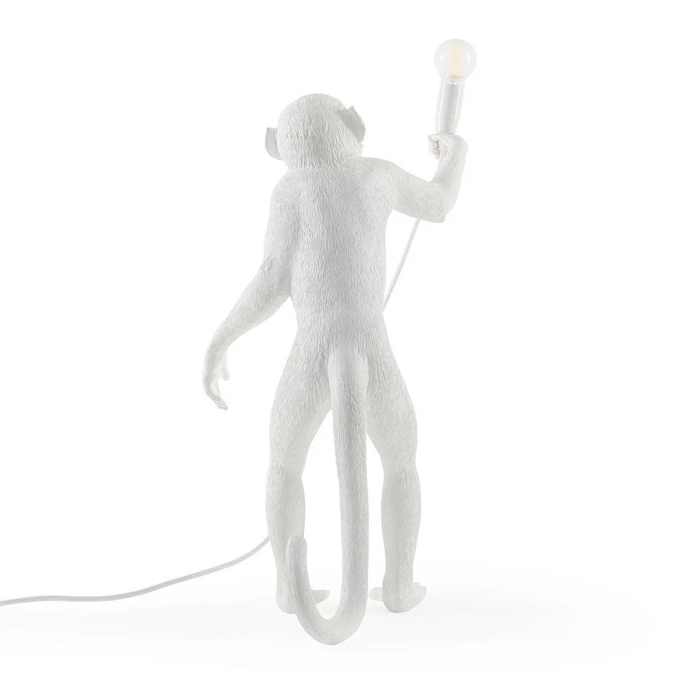 Seletti - Monkey Lamp - Standing - White – image 5