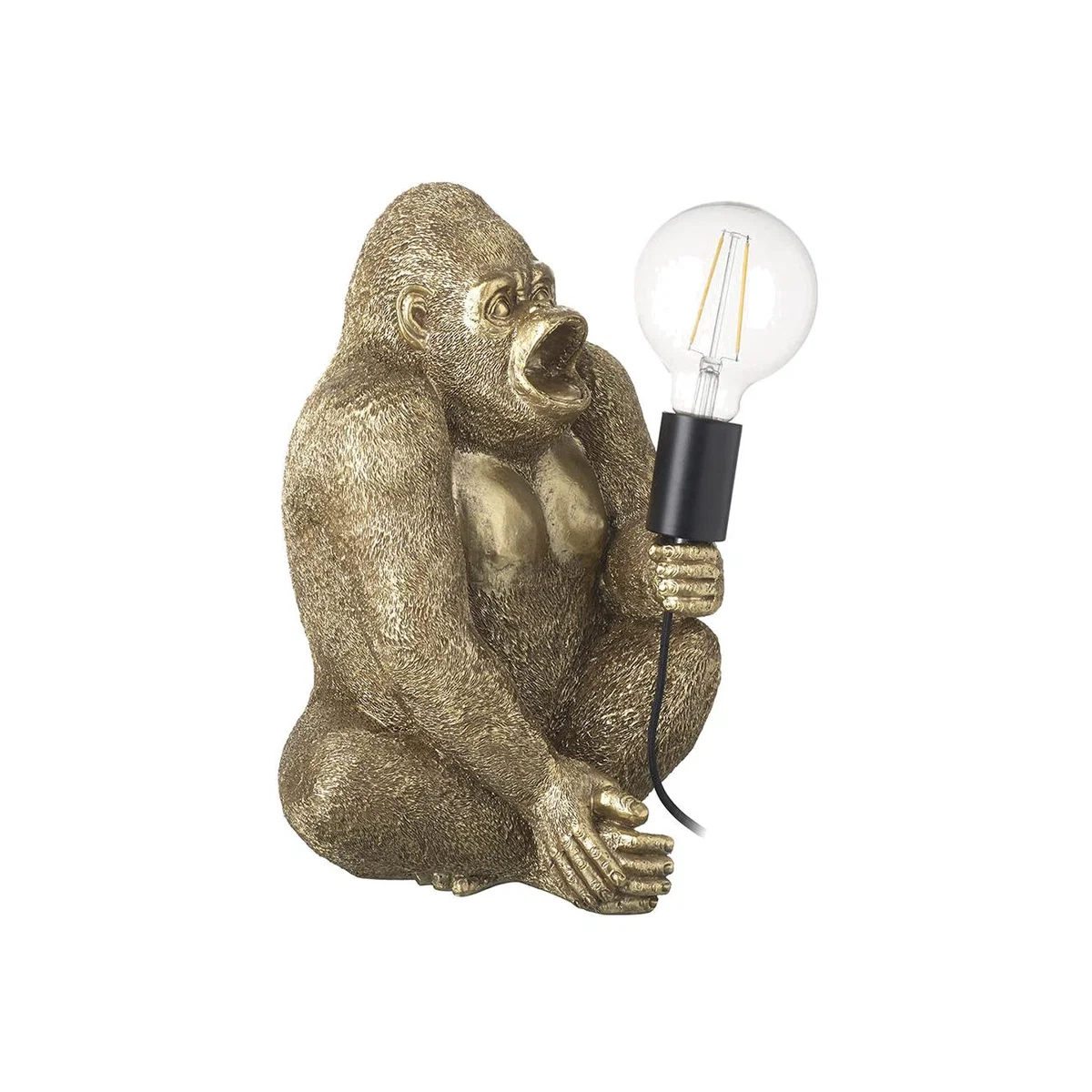 Parlane - Elton the Gorilla Table Lamp - Gold