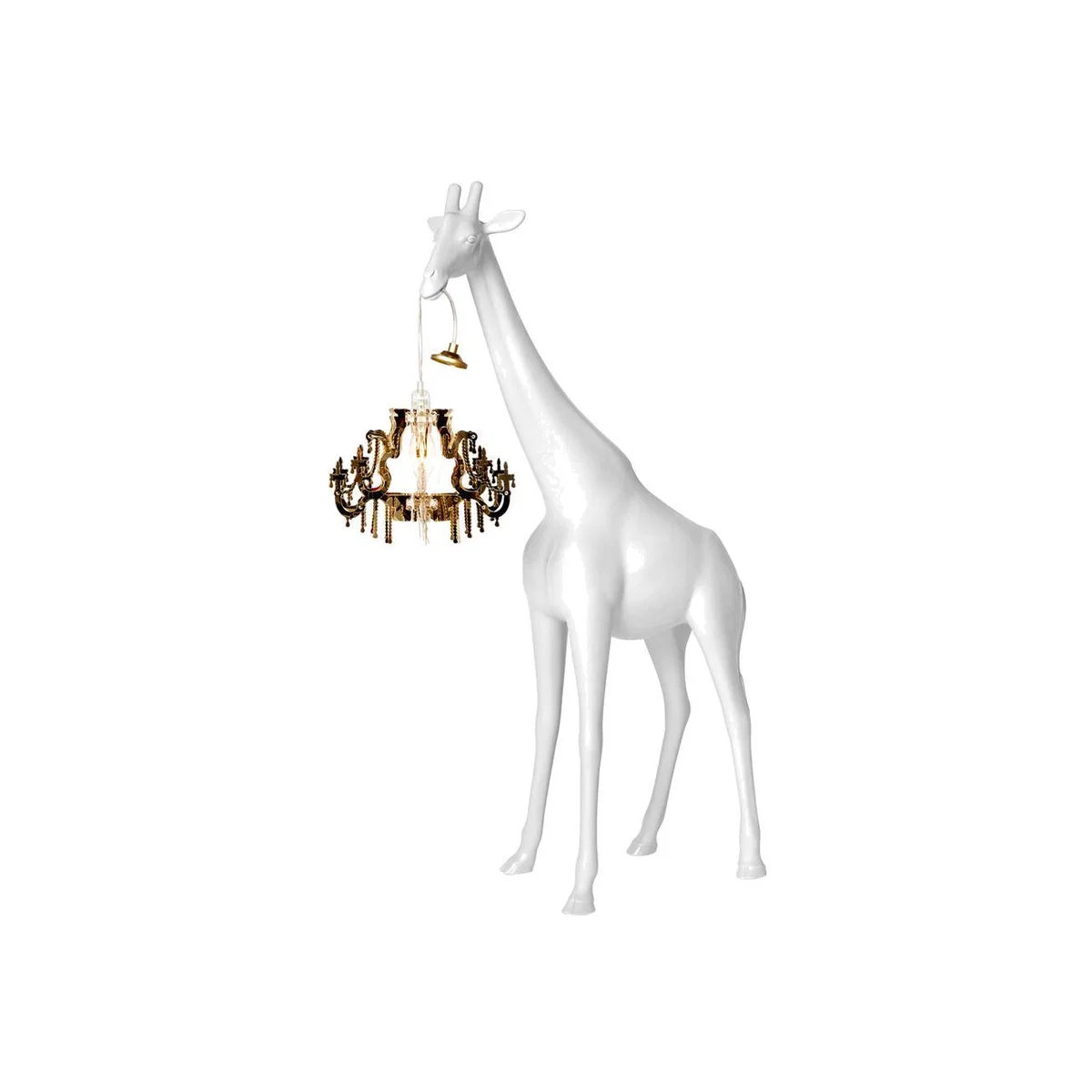 Qeeboo - Giraffe in Love Lamp - White – image 1