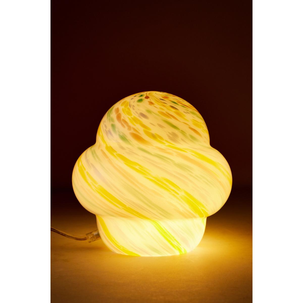 Candy Stripe Glass Table Lamp – image 2