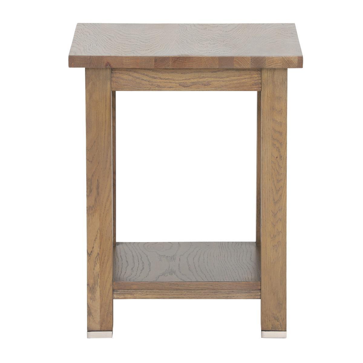 Ibex Lamp Table, Burnt Oak – image 4