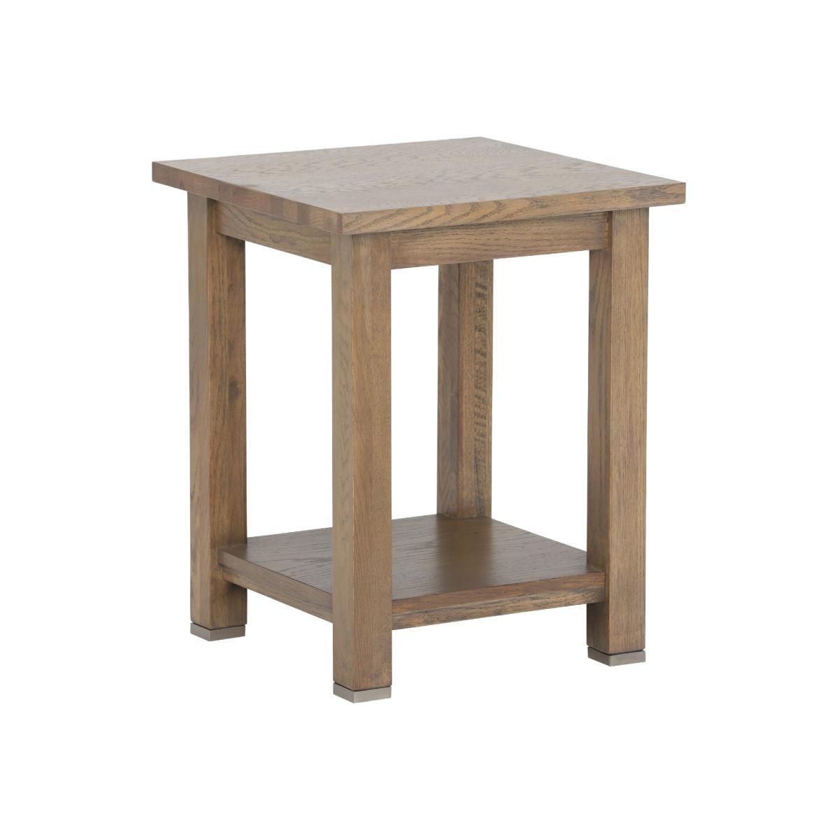 Ibex Lamp Table, Burnt Oak – image 1