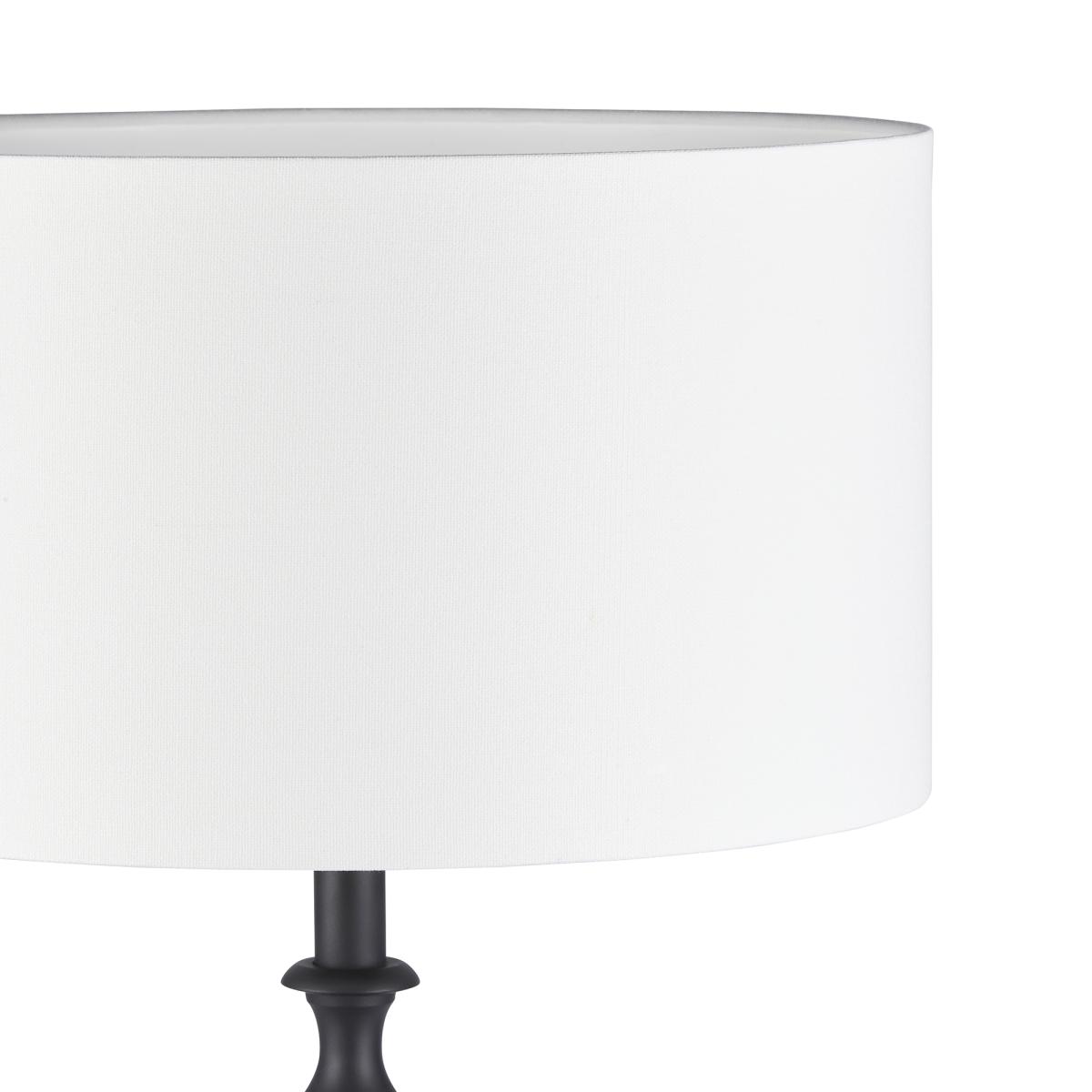 Monochrome Sculpted Lamp, White | Barker & Stonehouse – image 3