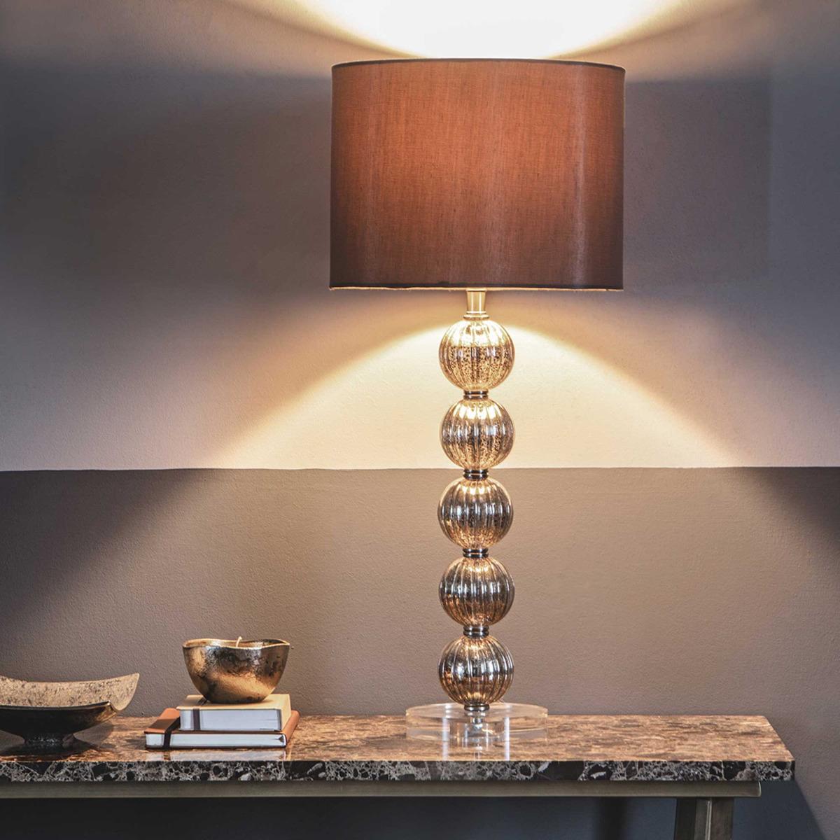 Champagne Glass Table Lamp, Gold | Barker & Stonehouse – image 3