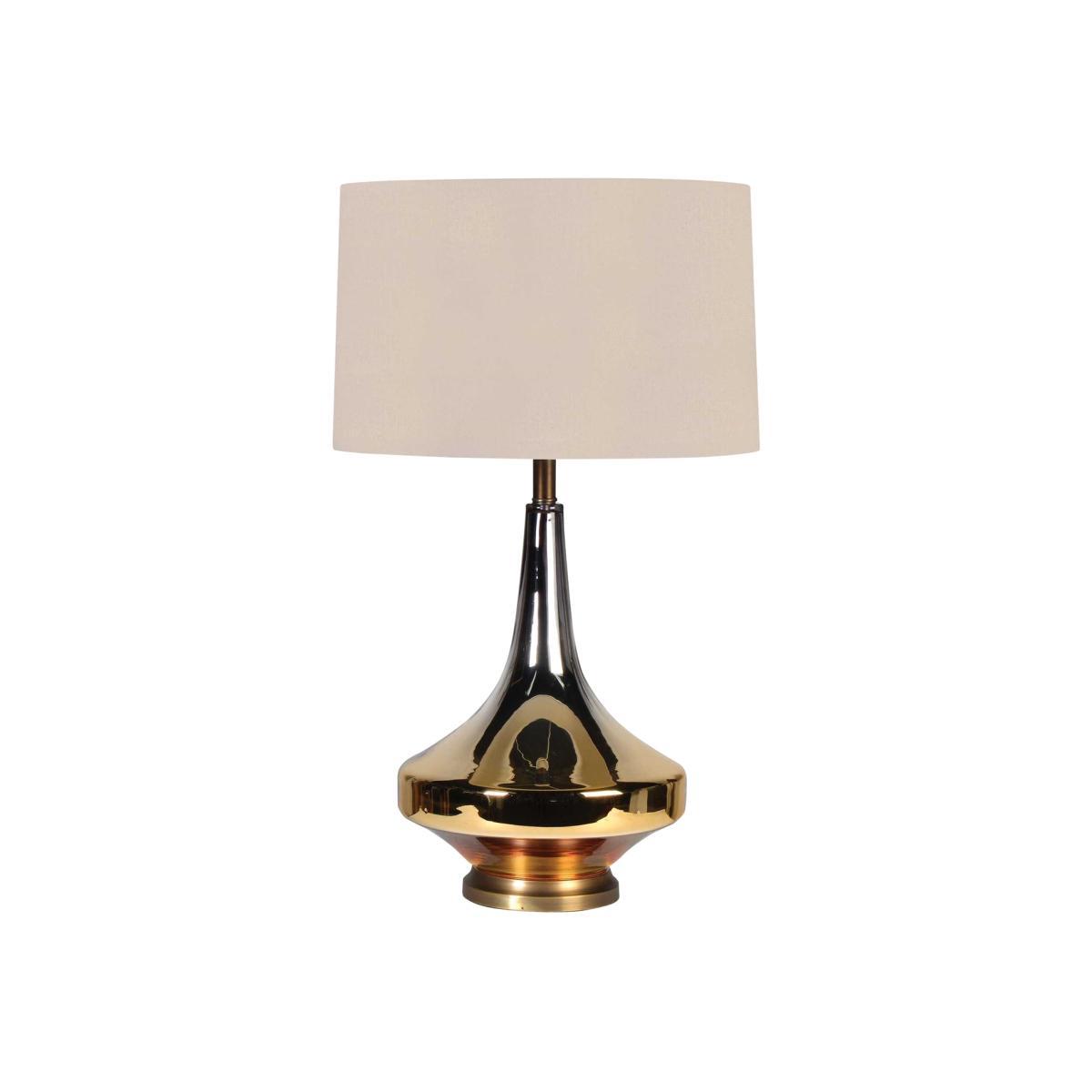 Gold Glass Lamp – image 1
