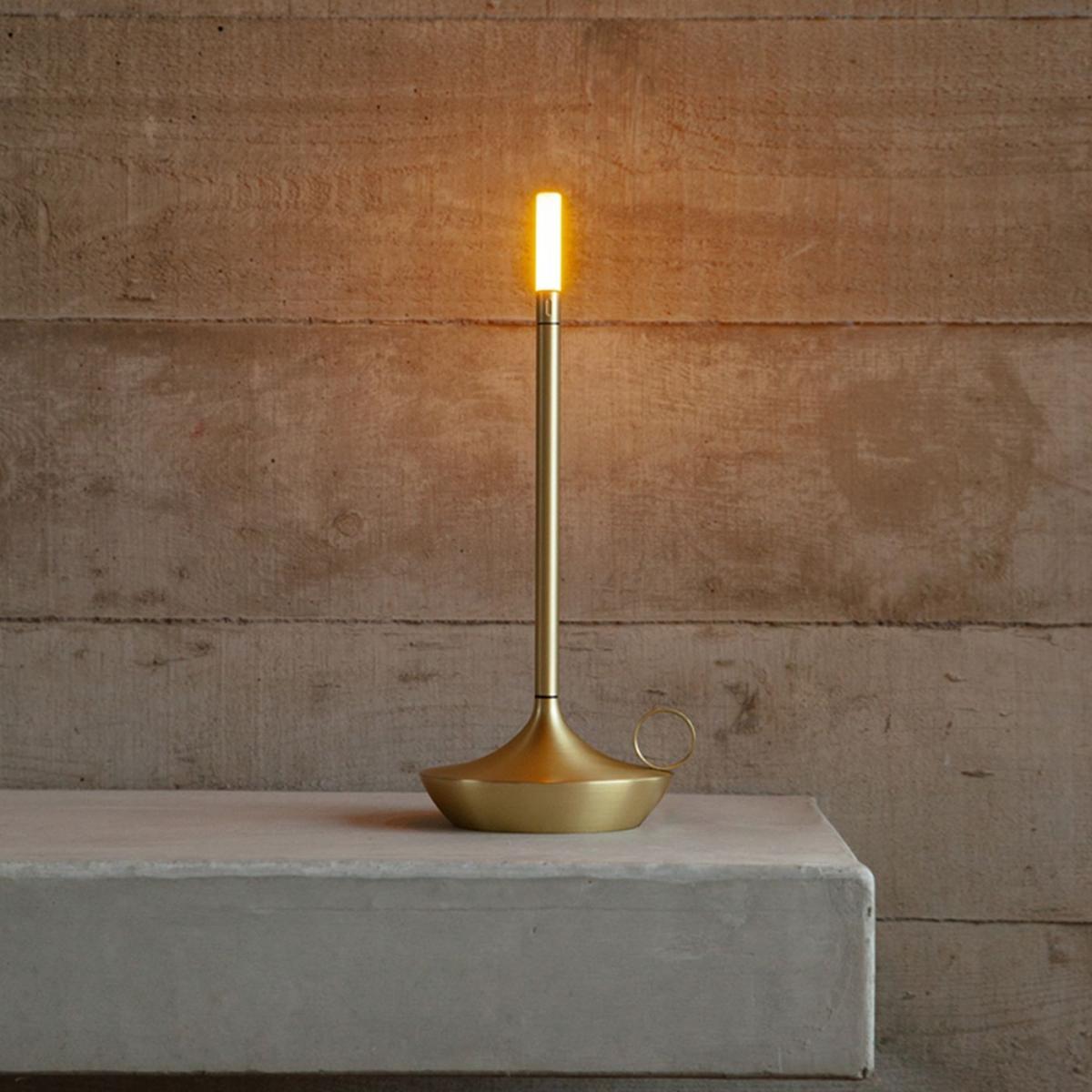 Brass Wick Rechargeable Table Light – image 2