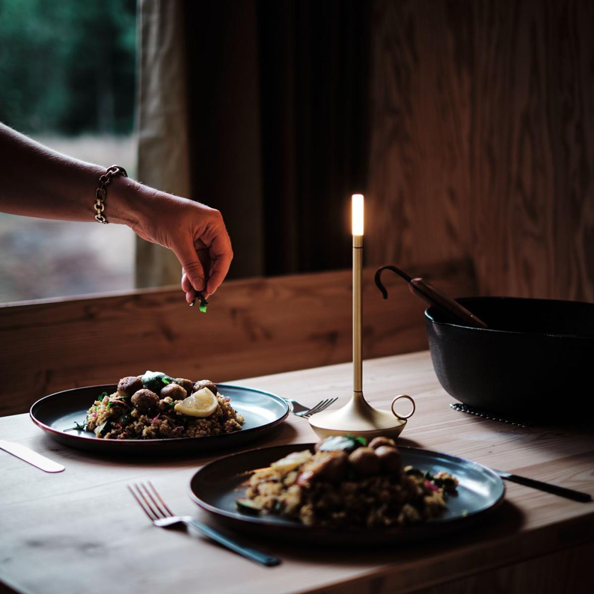 Brass Wick Rechargeable Table Light – image 5