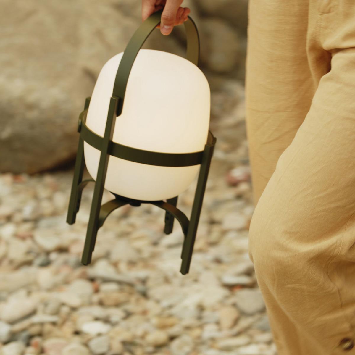 Olive Green Cestita Alubat Table Lamp – image 6