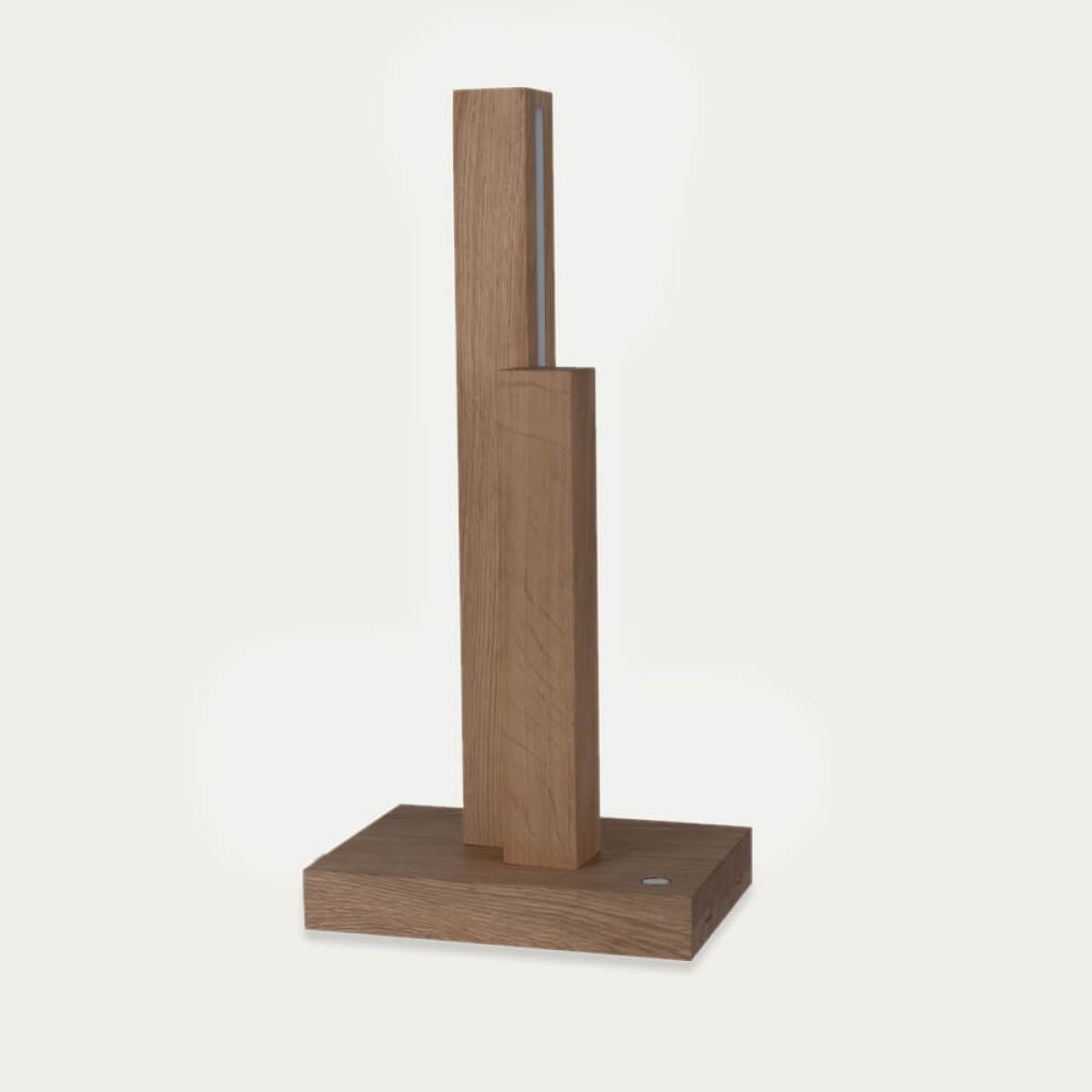 Oiled Oak Horizon II Table Lamp