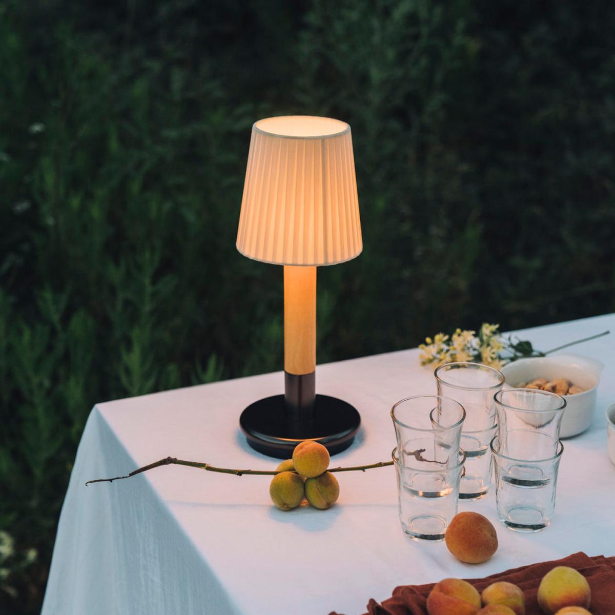 Natural Ribbon Básica Mínima Batería Table Lamp – image 2