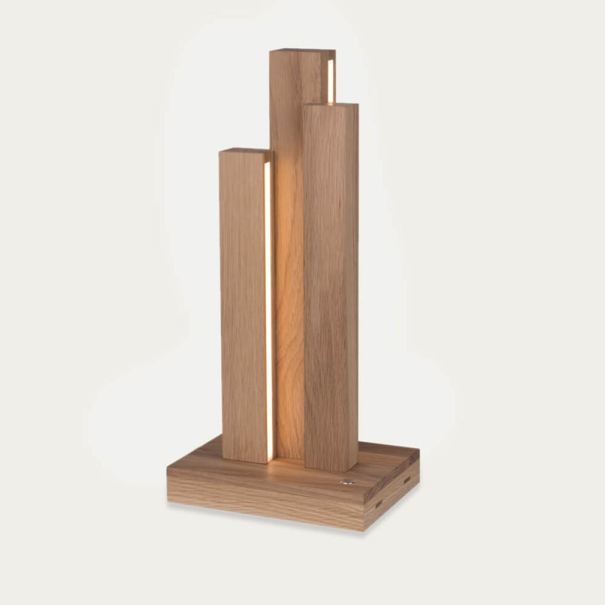 Oiled Oak Horizon I Table Lamp