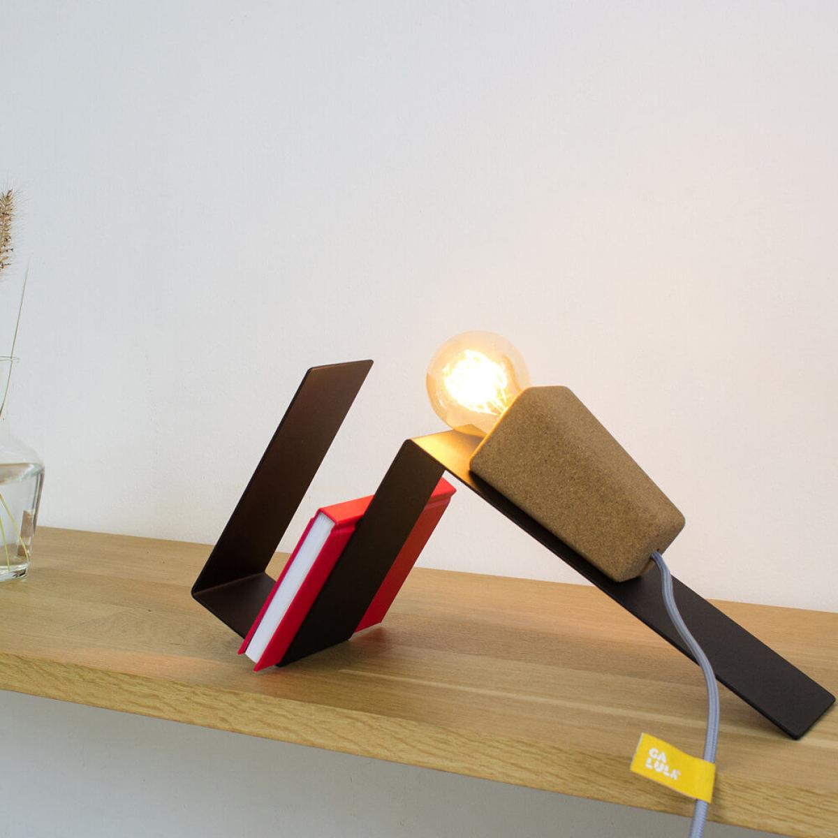 Black Base and Grey Cable Glint #1 Desk Lamp – image 2
