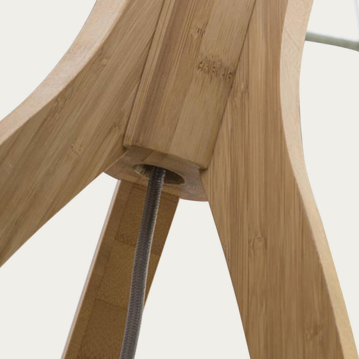Natural/Linen Light Annapurna Bamboo Table Lamp – image 3